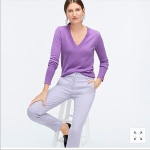 J.Crew women’s cashmere v-neck sweater